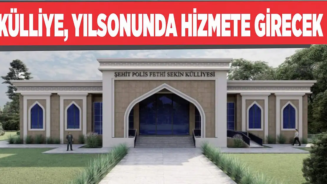 Külliye, yılsonunda hizmete girecek