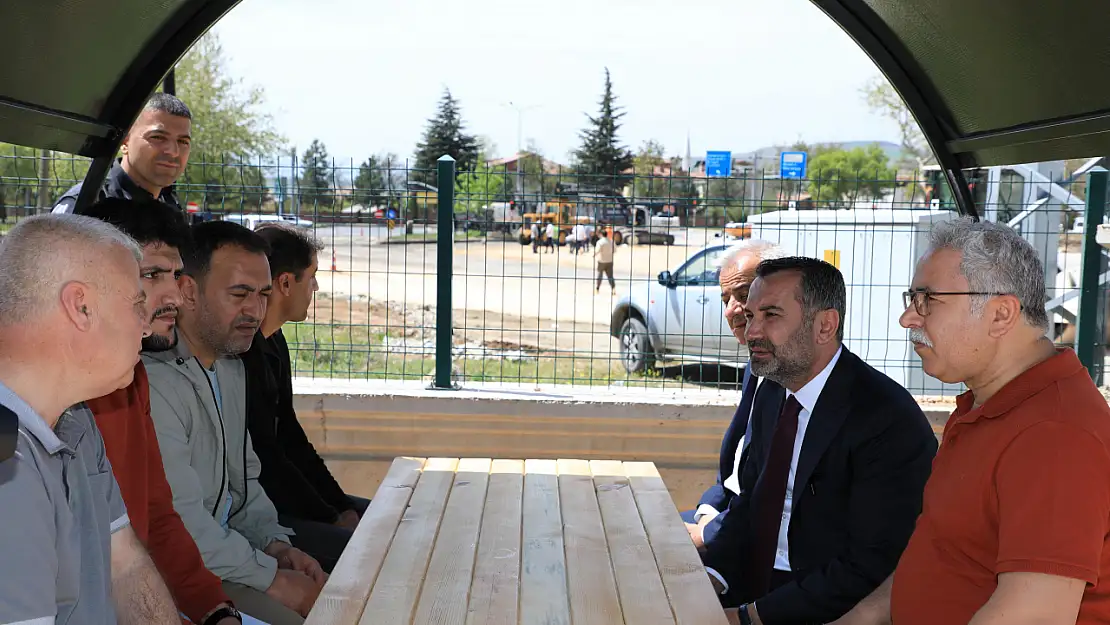 Saha incelemelerini sürdüren Başkan Şahin Şerifoğulları'ndan yoğun tempo