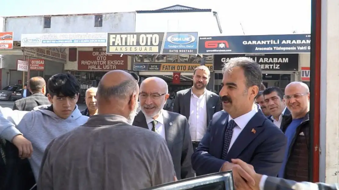 Sanayi Esnafından Sönmez'e Yoğun İlgi! Siz arkanıza yaslanın biz artık yeter diyoruz