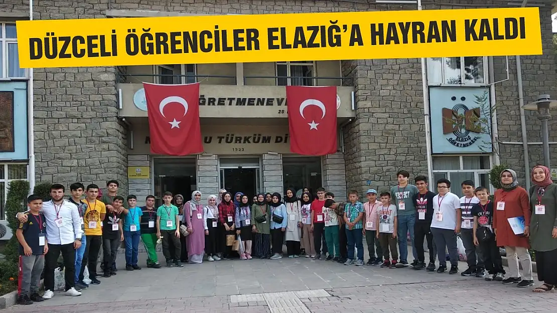 Düzceli Öğrenciler Elazığ'a Hayran Kaldı