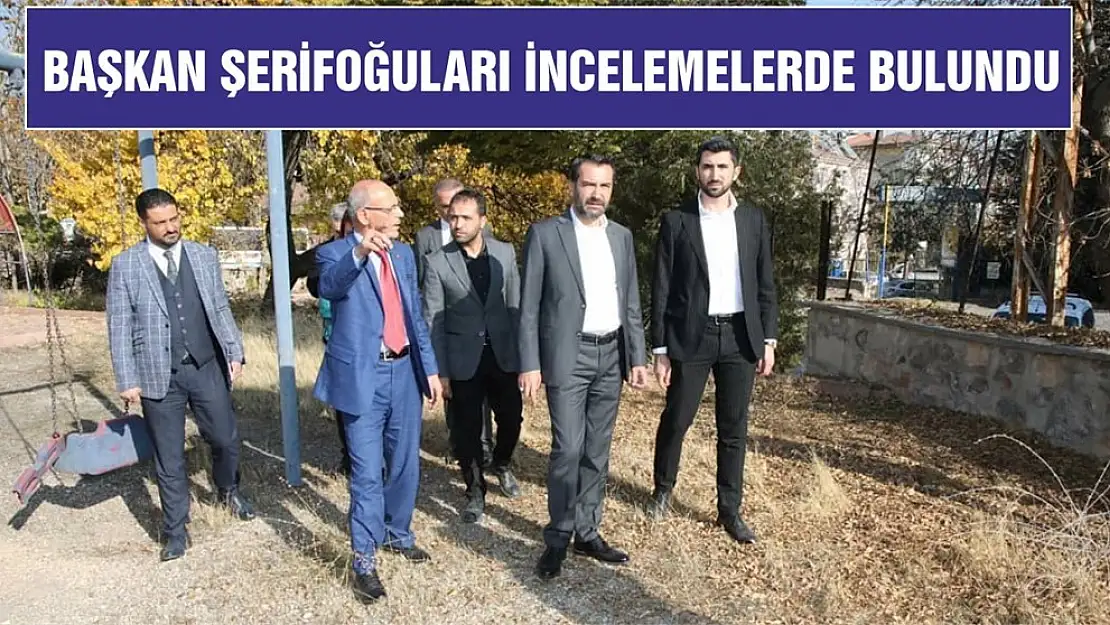 Başkan Şerifoğulları İncelemelerde Bulundu