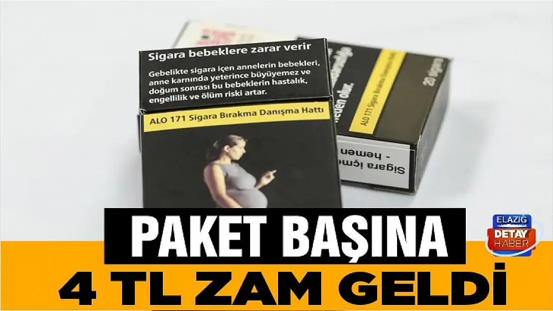 Sigara fiyatlarına zam geldi