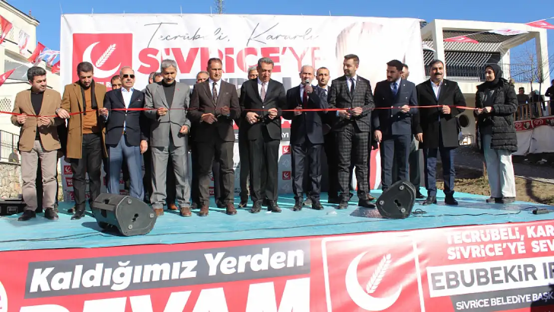 Sivrice'de miting gibi SKM açılışı