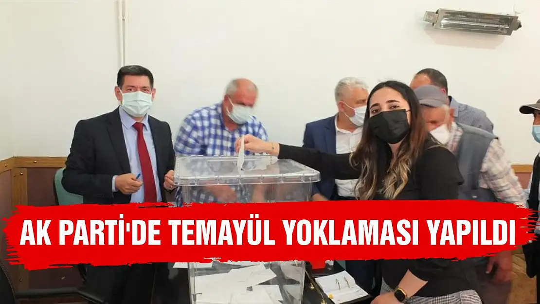 AK Parti'de Temayül Yoklaması Yapıldı