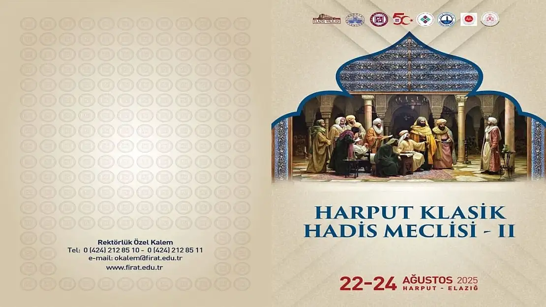Tarihi Hadis Meclisi'nin ikincisi Harput'ta başlıyor