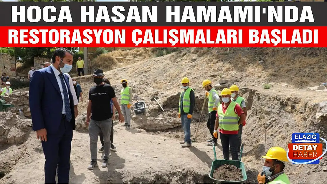 Hoca Hasan Hamamı'nda Restorasyon Çalışmaları Başladı