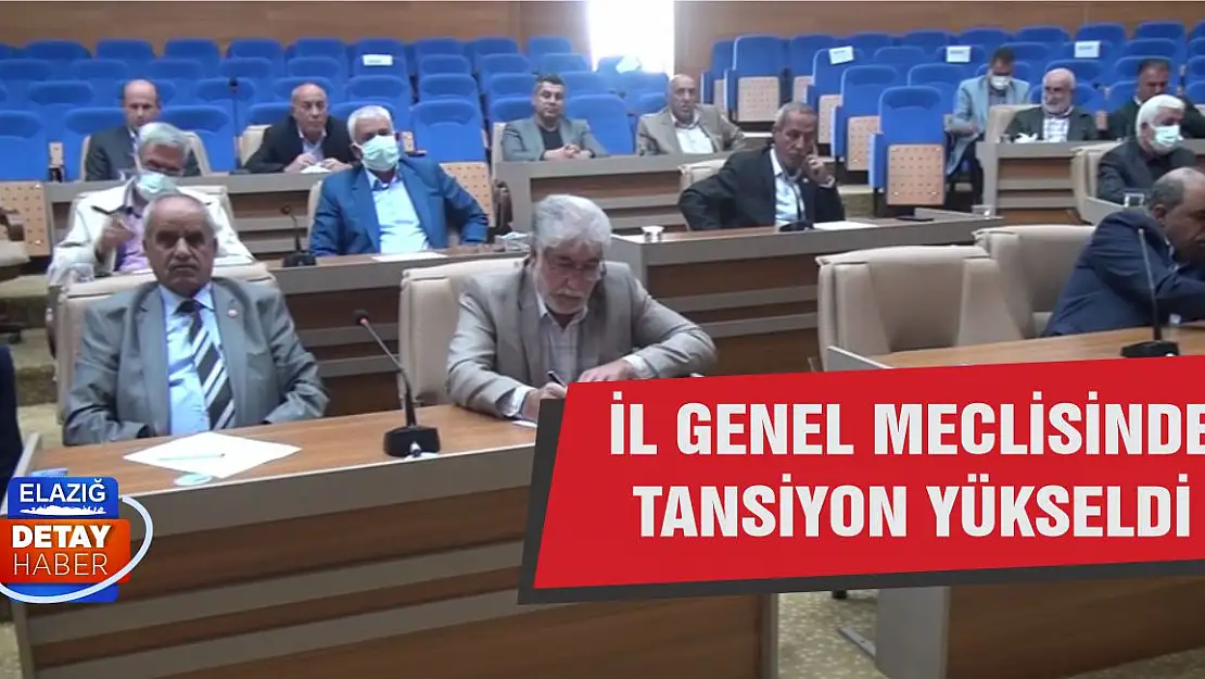 İl Genel Meclisinde Tansiyon Yükseldi