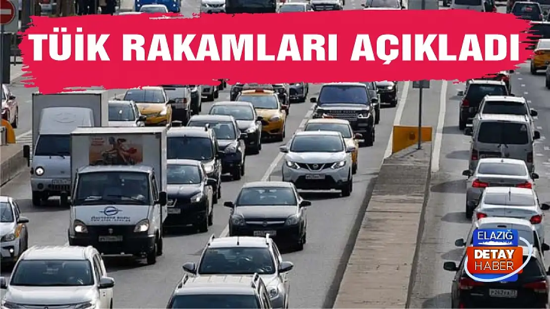 TÜİK Trafiğe kayıtlı araç sayısını açıkladı 