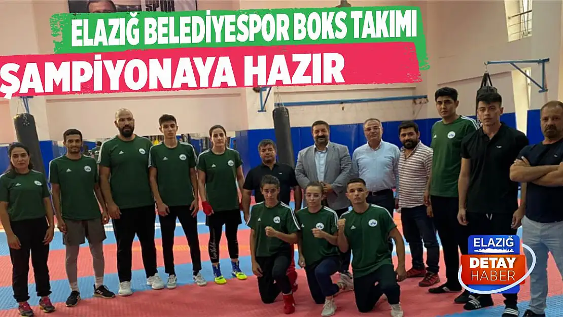 Elazığ Belediyespor Boks Takımı Şampiyonaya Hazır