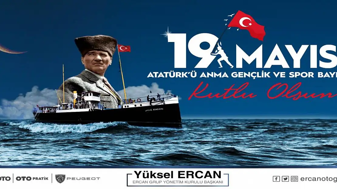 19 Mayıs Atatürk'ü Anma Gençlik ve Spor Bayramı Kutlu Olsun