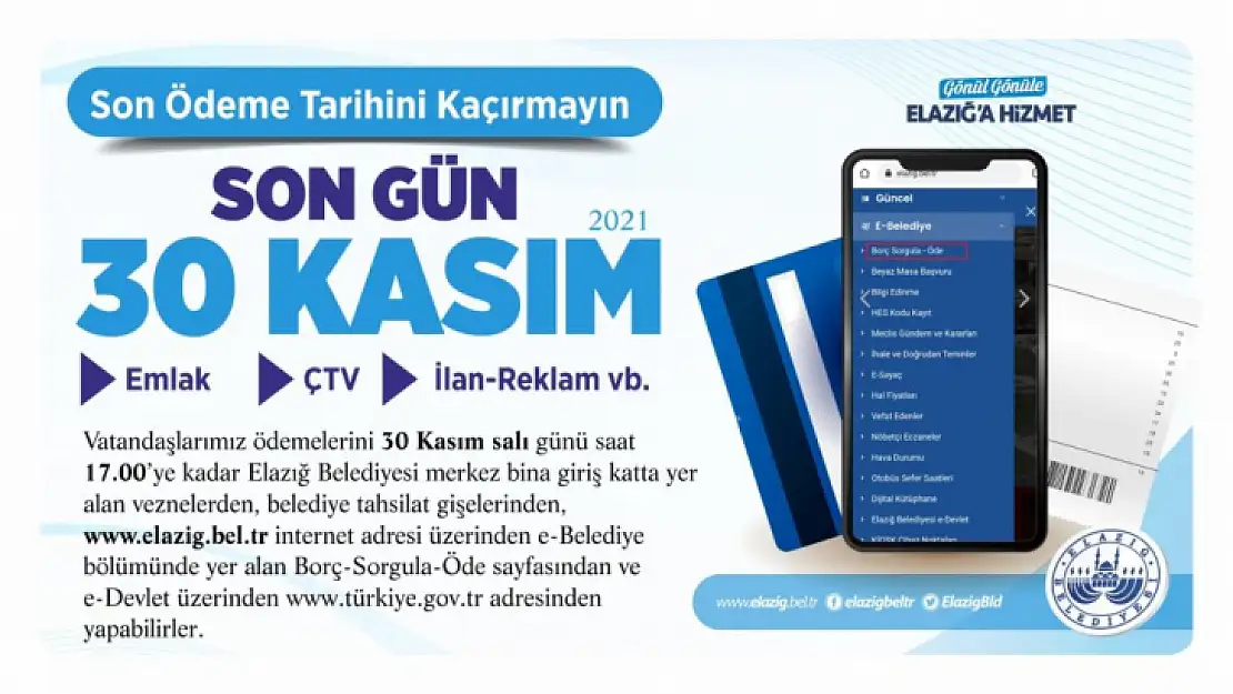 Vergi ödemeleri için yarın son gün! 