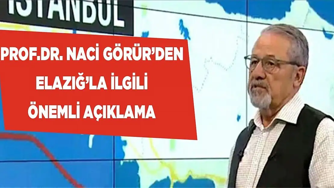 Deprem Uzmanı Prof. Dr. Naci Görür'den Önemli Açıklamalar!