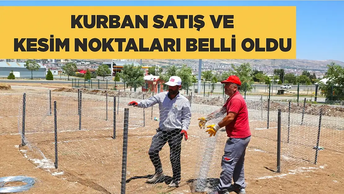 Kurban Satış Ve Kesim Noktaları Belli Oldu