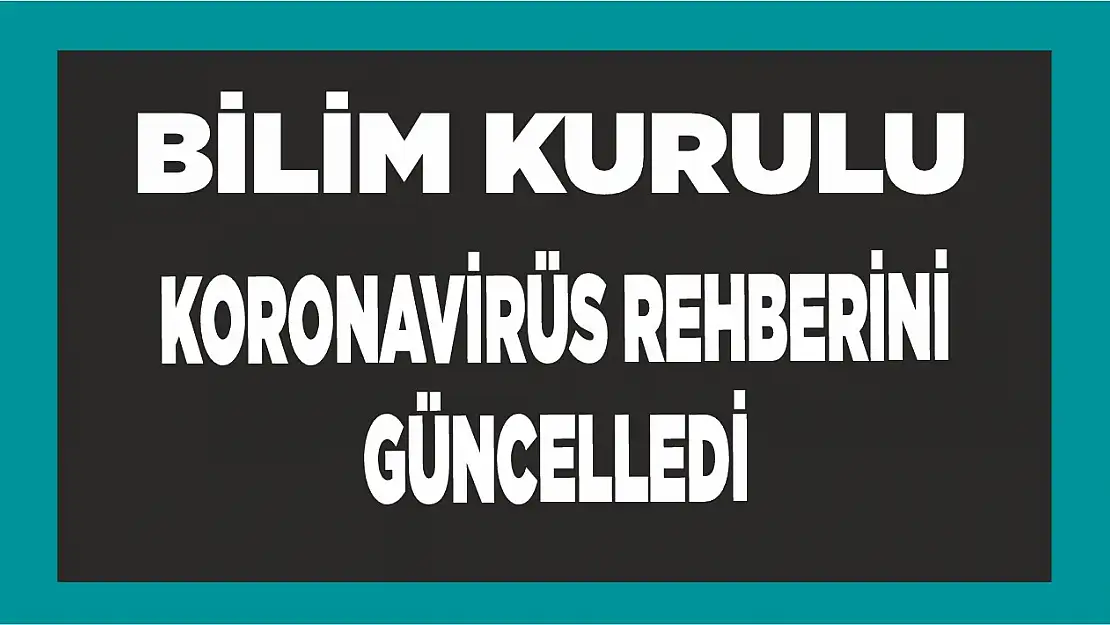 Bilim Kurulu koronavirüs rehberini güncelledi