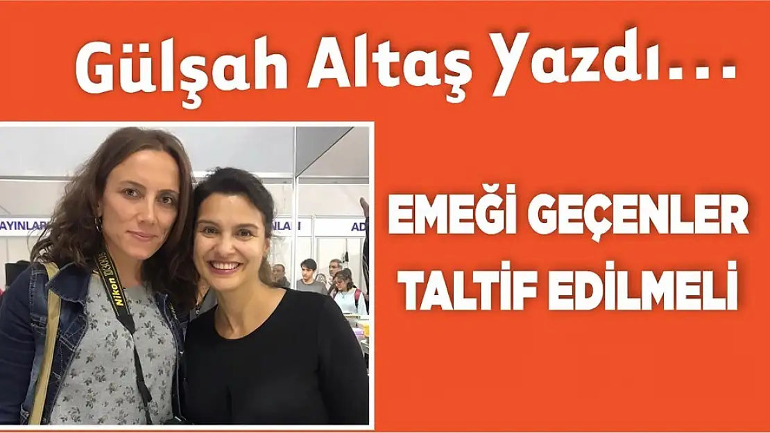 Emeği Geçenler Taltif Edilmeli !!!