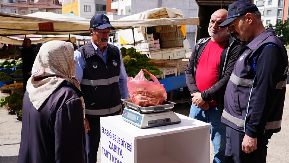 Zabıtadan pazarlara denetim