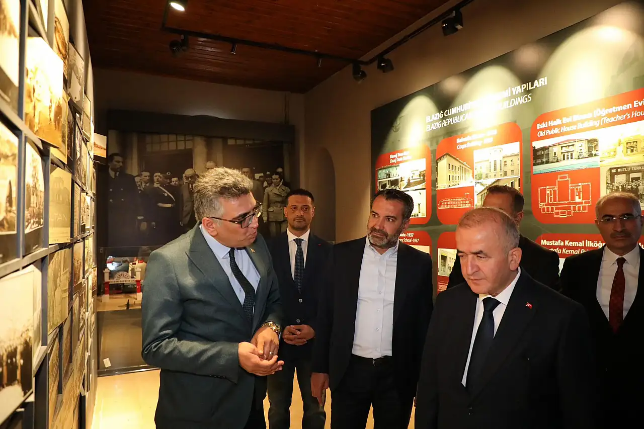 Vali Hatipoğlu ve Başkan Şerifoğulları, Elazığ Belediyesi'nin şehre kazandırdığı eserleri inceledi