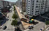Başkan Şerifoğulları, yol yenileme çalışmalarını inceledi