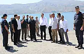 Vali Numan Hatipoğlu, Sivrice sahil çalışmalarını inceledi