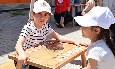 Çocuklar doyasıya eğlendi