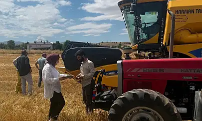 Elazığ'da hasat ve biçerdöver denetimleri