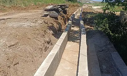 Elazığ Tadım Köyü sulama suyu tesisi bakım onarım işi