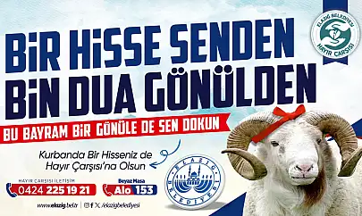 Hayır Çarşısı'na, kurban bağışı çağrısı