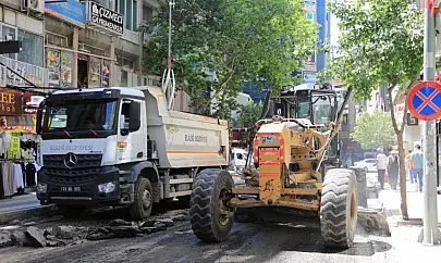 Şehit İlhanlar Caddesi'nde çalışmalar başladı