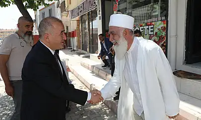 Vali Hatipoğlu'ndan, Olgunlar Mahallesi esnafına ziyaret