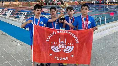 Elazığ Belediyespor Kulübü Yüzme Takımı'ndan önemli başarı