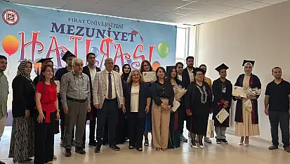 Fırat Üniversitesi'nde mezuniyet coşkusu