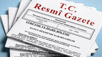 Mülki İdare Amirleri Kararnamesi Yayımlandı! Elazığ'a kimler atandı