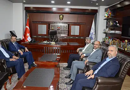 HÜDA PAR heyetinden Başkan Şerifoğulları'na ziyaret
