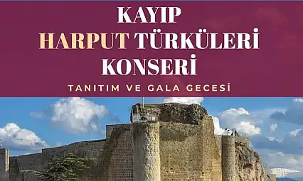 Kayıp Harput Türküleri konseri 23 Kasım'da