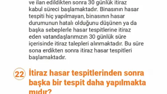 Elazığ Valiliği hasar tespit çalışmaları ile ilgili merak edilenleri duyurdu