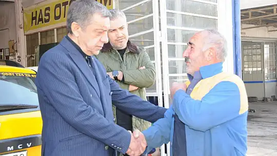 Başkan Adayı Şekerdağ, Sanayi Sitesi esnaflarıyla bir araya geldi
