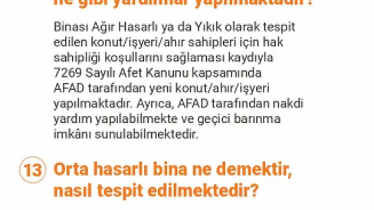 Elazığ Valiliği hasar tespit çalışmaları ile ilgili merak edilenleri duyurdu