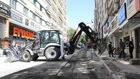 Şehit İlhanlar Caddesi'nde çalışmalar başladı