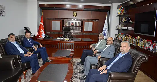 HÜDA PAR heyetinden Başkan Şerifoğulları'na ziyaret
