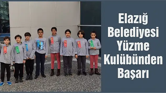 Elazığ Belediyesi Yüzme Kulübünden Başarı