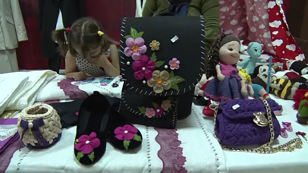 El emeği göz nuru ürünler görücüye çıktı