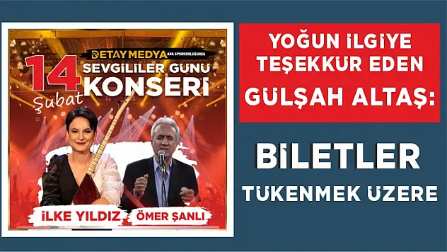 İlke Yıldız konserinde biletler tükenmek üzere