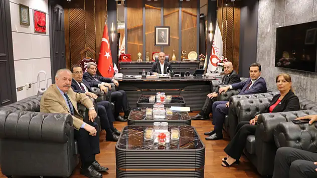 İYİ Parti heyetinden Başkan Alan'a ziyaret
