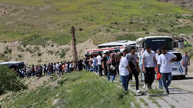 Öğrencilere tren yolculuğu ile Palu gezisi