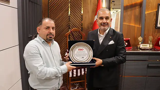 Selahattin Bulut'a Elazığ TSO'dan anlamlı plaket