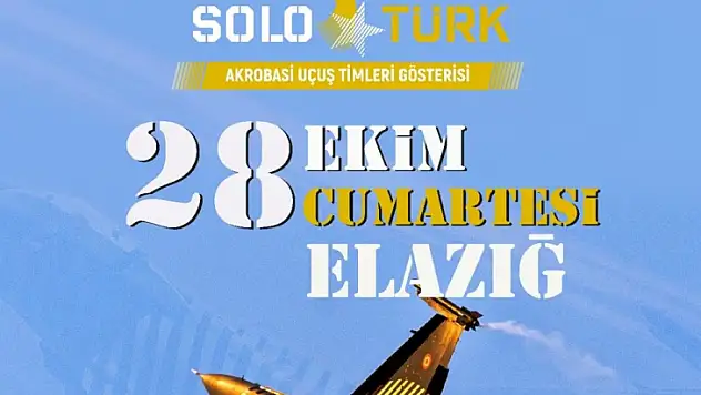 Solo Türk Akrobasi Timleri gösterisi gerçekleştirilecek