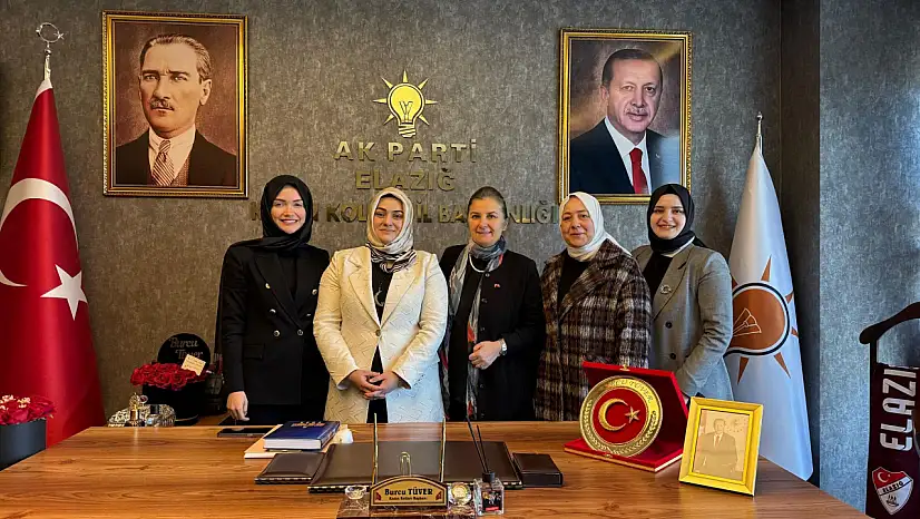 AK Parti Kadın Kolları Genel Merkez Başkan Yardımcılarından, Başkan Tüver'e ziyaret