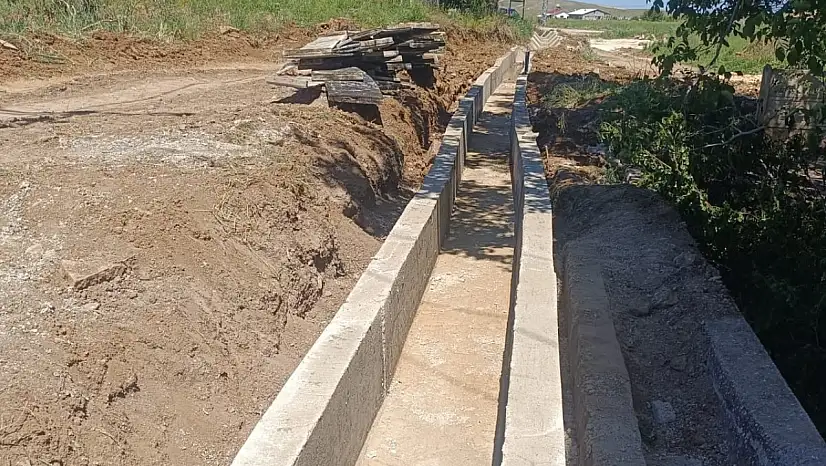 Elazığ Tadım Köyü sulama suyu tesisi bakım onarım işi
