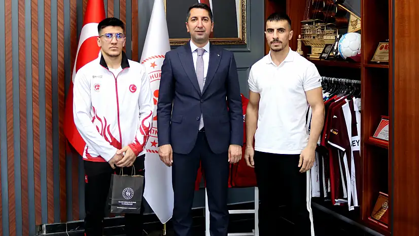 Omzundaki sakatlığa rağmen Türkiye üçüncüsü oldu