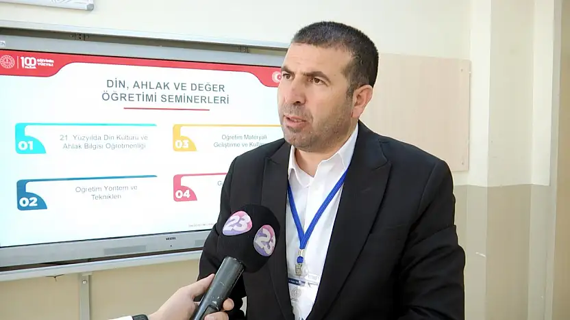 Din Kültürü ve Ahlak Bilgisi öğretmenlerine seminer